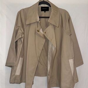 Lafayette 148 New York Beige Trench Coat